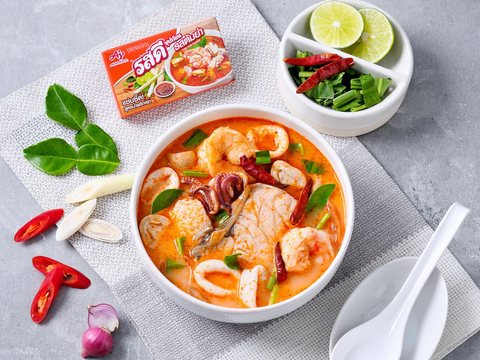 Creamy Tom Yum as pictured in Laap Thai's printed menu