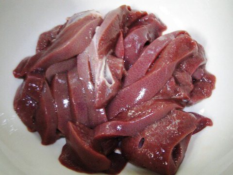 Liver Pork/beef as pictured in Laap Thai's printed menu