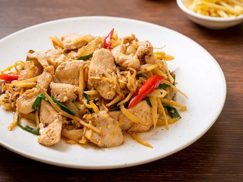 Ginger and Shallot as pictured in Laap Thai's printed menu