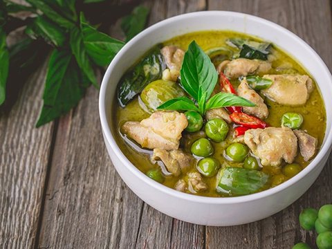 Green Curry as pictured in Laap Thai's printed menu