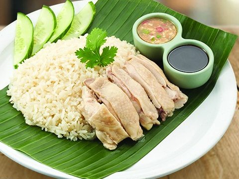 Khao Mun Gai as pictured in Laap Thai's printed menu