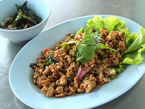 Laab Duck as pictured in Laap Thai's printed menu