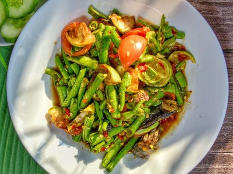 Long Bean Salad as pictured in Laap Thai's printed menu