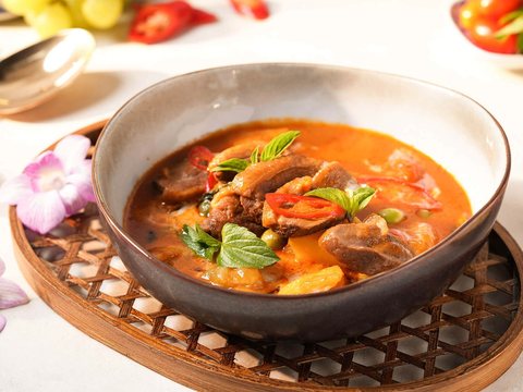 Massaman Beef Curry as pictured in Laap Thai's printed menu