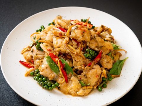 Pad Cha as pictured in Laap Thai's printed menu
