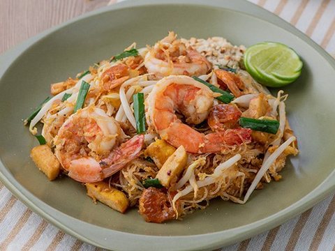 Pad Thai as pictured in Laap Thai's printed menu