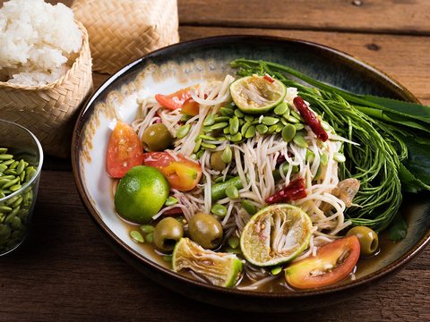 Tum Sua as pictured in Laap Thai's printed menu